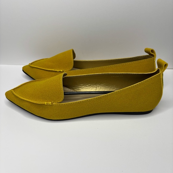 Ollio Mustard Suede Loafers - Picture 5 of 13